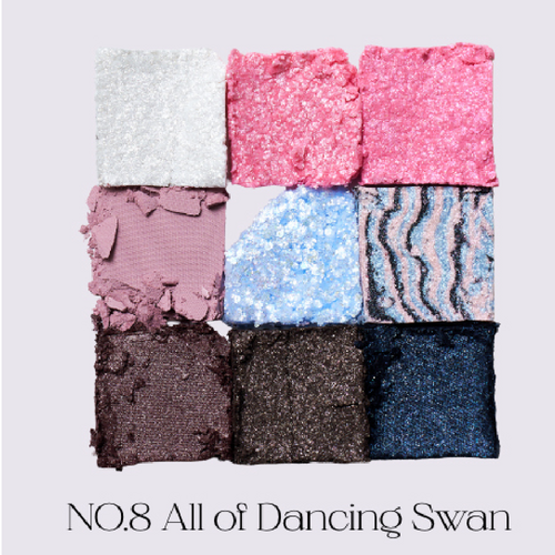 Unleashia Glitterpedia Eye Palette N°8 Dancing Swan