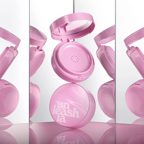 Unleashia Don't Touch Glass Pink Cushion Cover