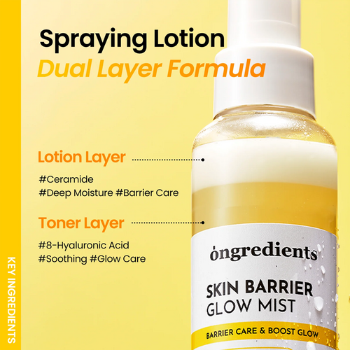 Ongredients Skin Barrier Glow Mist