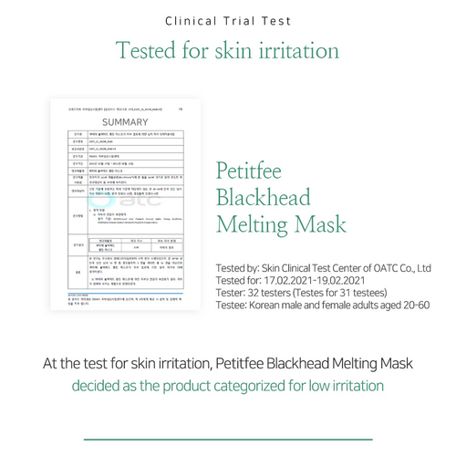 Petitfée Petitfee Blackhead Melting Mask