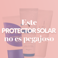 Este protector solar no es pegajoso