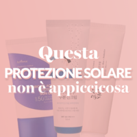 Questa protezione solare non è appiccicosa