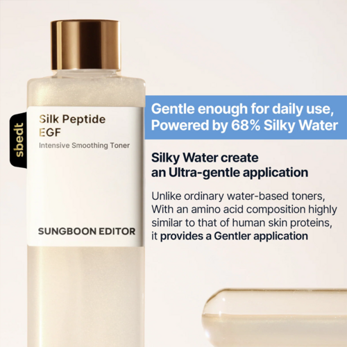 Sungboon Editor Silk Peptide EGF Intensive Smoothing Toner Sungboon Editor Silk Peptide EGF Intensive Smoothing Toner