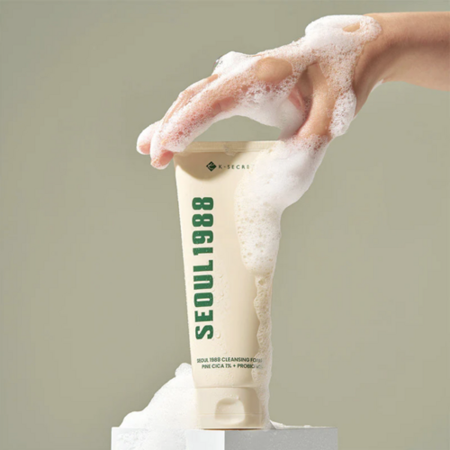 K-SECRET SEOUL 1988 Cleansing Foam : Pine Cica 1% + Probiotics