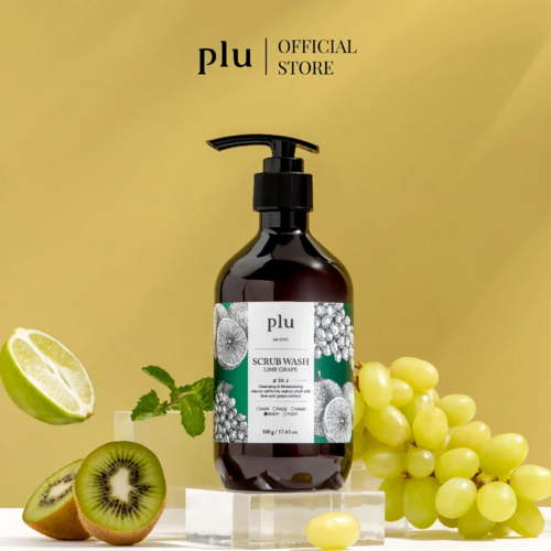 Plu Scrub Wash Grapefruit Peach Plu Scrub Wash Grapefruit Peach