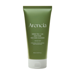 Arencia Green Tea + LHA Deep Pore Rice Cake Cleanser Arencia Green Tea + LHA Deep Pore Rice Cake Cleanser