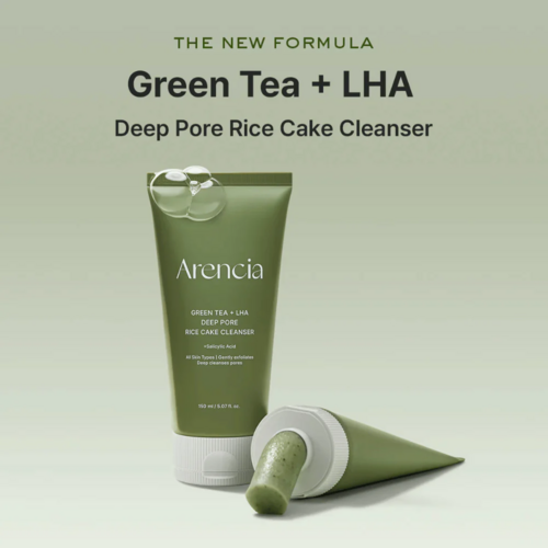 Arencia Green Tea + LHA Deep Pore Rice Cake Cleanser Arencia Green Tea + LHA Deep Pore Rice Cake Cleanser