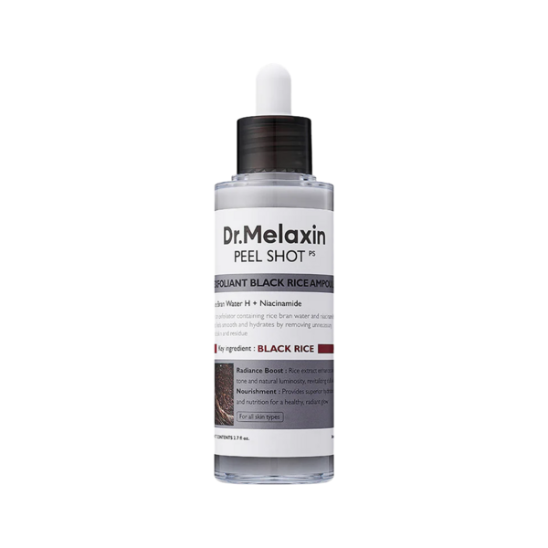 Dr.Melaxin Peel Shot Exfoliant Black Rice Ampoule