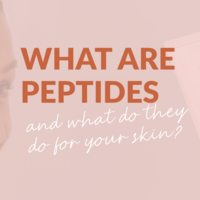 What are peptides and what do they do for your skin?