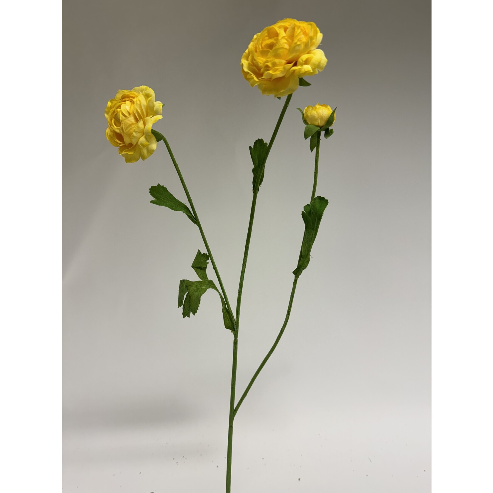 RANUNCULUS X3 | YELLOW | 65 CM