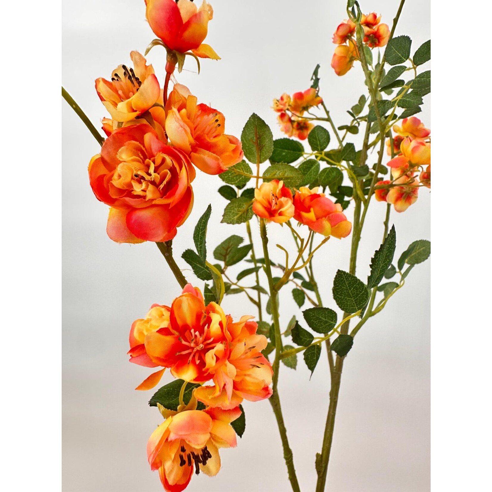 SPRAY ROSE SWEET DREAMS | PEACH | 100 CM