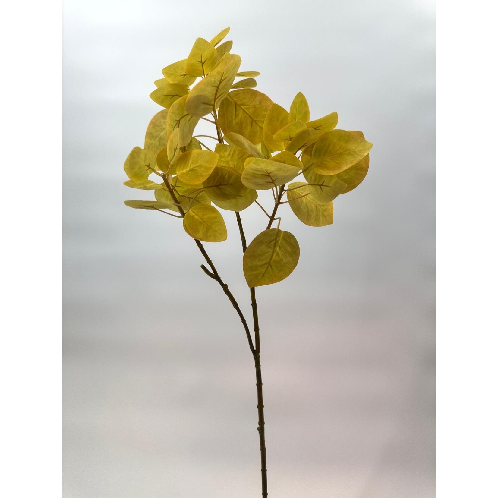LEAF BRANCH TRUMPET TREE  | YELLOW GREEN | 70 CM