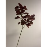 LEAF SPRAY | BURGUNDY | 75 CM
