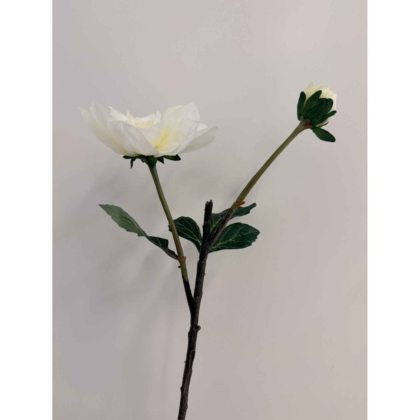 DAHLIA BRANCH WHITE PERFECTION | WHITE |  45 CM