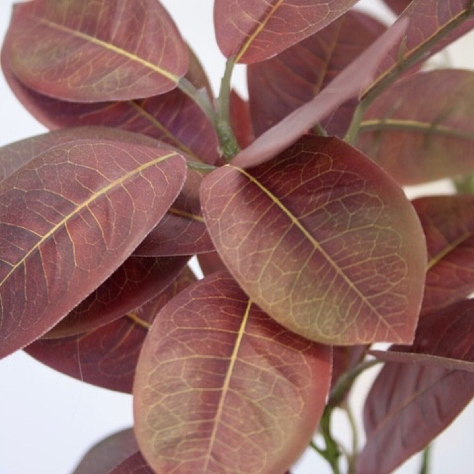 LEAF SPRAY | BURGUNDY | 75 CM