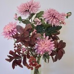 BOEKET BLUSH AND BORDEAUX | ROZE BORDEAUX