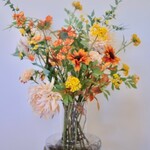 BOEKET PUGLIA |  ORANJE CREME