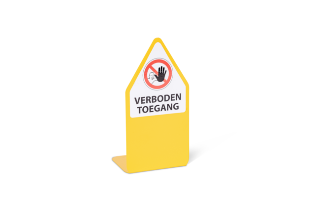 Verboden toegang bord