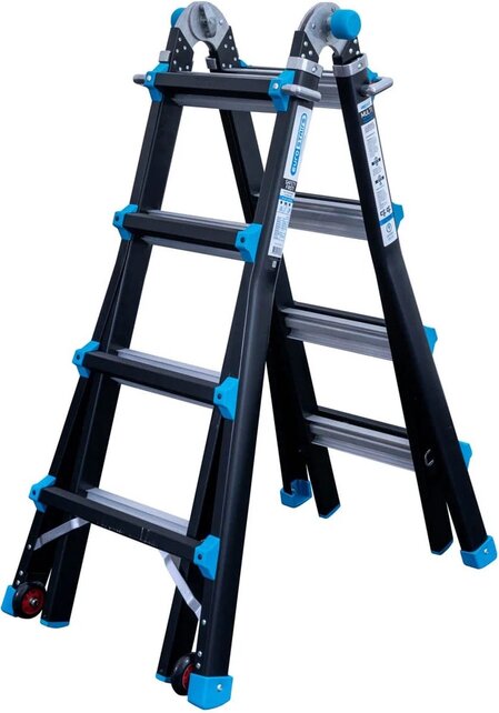 Professionele vouwladder 4x5 Professionele vouwladder 4x5