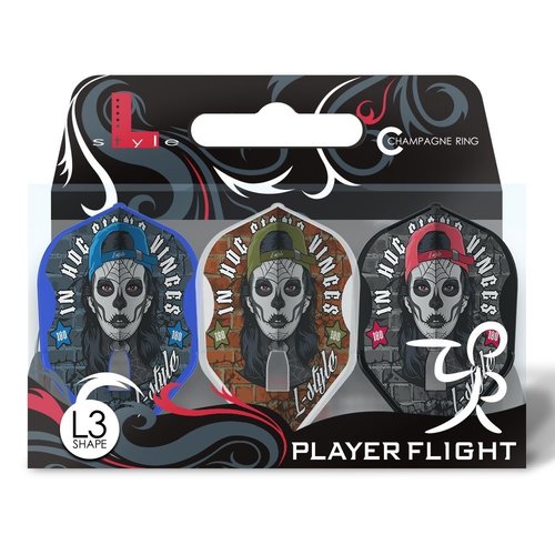 L-Style L-Style Champagne L3 Shape Jesus Noguera V3 Mix - Dart Flights