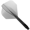 Condor Condor Zero Stress Flight System - Standard Clear Black - Dart Flights