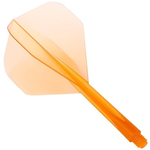 Condor Condor Zero Stress Flight System - Standard Clear Orange - Dart Flights