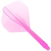 Condor Condor Zero Stress Flight System - Standard Clear Pink - Dart Flights