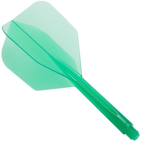 Condor Condor Zero Stress Flight System - Small Clear Green - Dart Flights