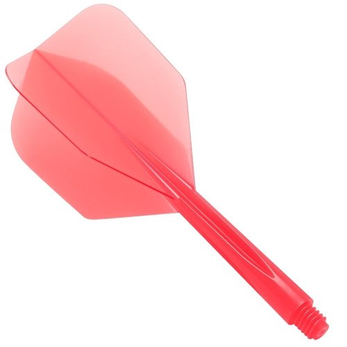 Condor Condor Zero Stress Flight System - Small Clear Red - Dart Flights