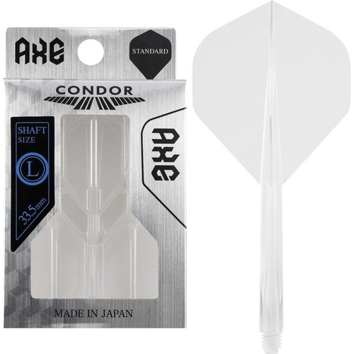 Condor Condor Axe Flight System - Standard Clear - Dart Flights