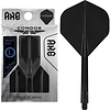 Condor Condor Axe Flight System - Standard Black - Dart Flights