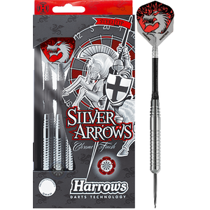 Harrows Silver Arrows Ringed Brass Dartpile