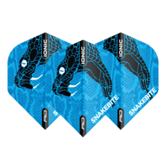 Red Dragon Peter Wright Hardcore Ionic Snakebite Blue Head - Dart Flights