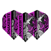 Red Dragon Peter Wright Hardcore Snakebite Coiled Snake Purple - Dart Flights