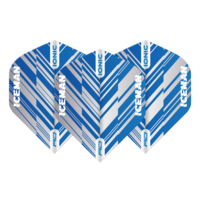 Red Dragon Gerwyn Price Hardcore Ionic Blue & White Stripe - Dart Flights