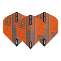 Red Dragon Hardcore XT Orange & Black Print Flights