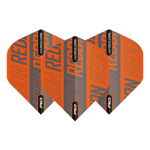 Red Dragon Red Dragon Hardcore XT Orange & Black Print - Dart Flights