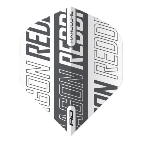 Red Dragon Red Dragon Hardcore XT White & Grey Print - Dart Flights