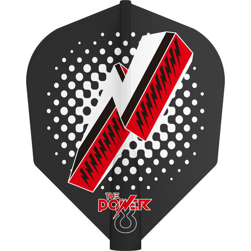 8 Flight 8 Flight Phil Taylor Black Print NO6 - Dart Flights