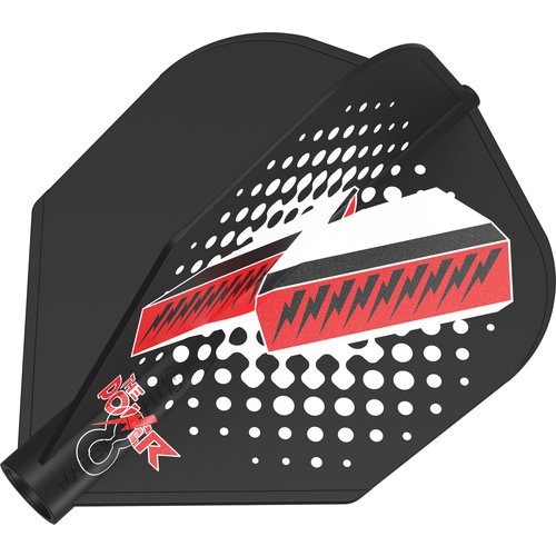 8 Flight 8 Flight Phil Taylor Black Print NO6 - Dart Flights