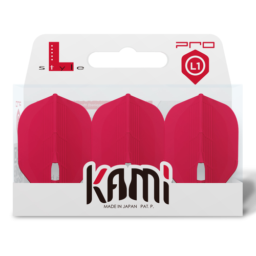 L-Style L-Style Champagne Flight Kami L1 Standard Red - Dart Flights