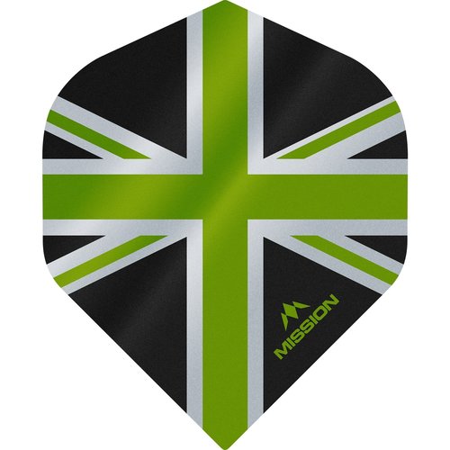 Mission Mission Alliance 100 Black & Green NO2 - Dart Flights