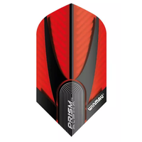Winmau Prism Alpha Slim Red & Black Flights