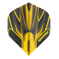 Winmau Prism Alpha Yellow & Black Flights