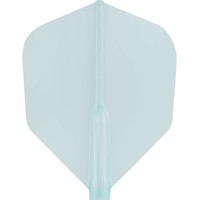 Cosmo Darts - Fit AIR Clear Blue Shape Flights
