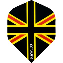 RAW 100 Union Jack  Black Red & Yellow Flights