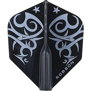 Bull's Robson Plus Flight Std. Tribe - White - Dart Flights
