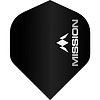 Mission Mission Logo Std NO2 Black & Grey - Dart Flights