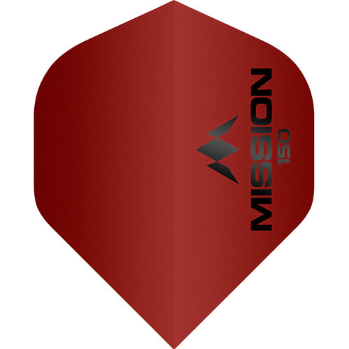 Mission Mission Logo Std NO2 - Red - 150 Micron - Dart Flights
