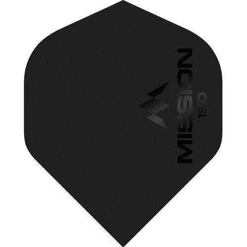 Mission Mission Logo Std NO2 Black - 150 Micron - Dart Flights